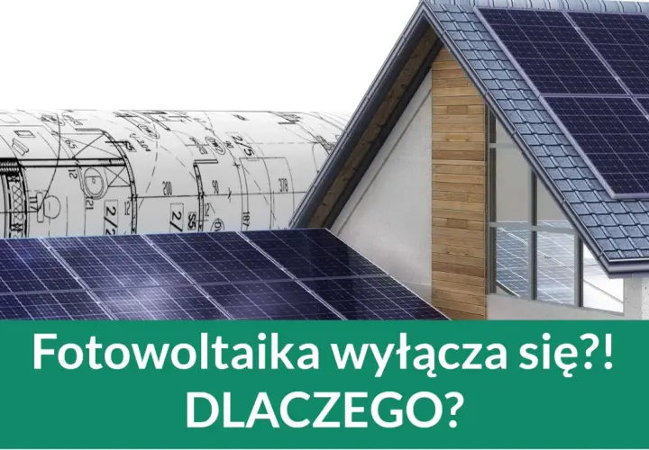 Panele fotowoltaiczne na dachu i plan instalacji. Dlaczego falownik się wyłącza w nocy? Rozwiązanie problemu.